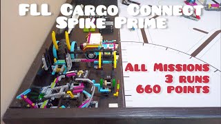 FLL Cargo Connect | All Missions | 660 points