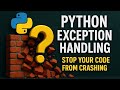 🔐 Stop Your Python Programs from Breaking — Learn Exception Handling Like a Pro!