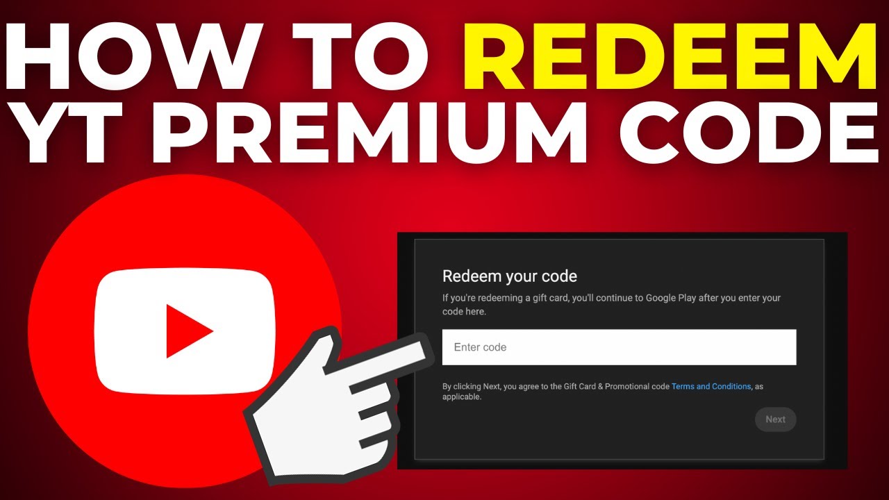 How To Redeem YouTube Premium Code (2024) - YouTube