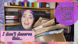 Epic Birthday Book Haul | Including the Best Book I've Ever Received