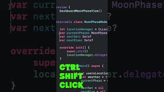 Xcode Tip - Multiple Cursors #swiftui #swift #softwaredeveloper #ios #iosdeveloper