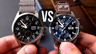 Oris Big Crown Propilot Chronograph vs IWC Pilot Chronograph