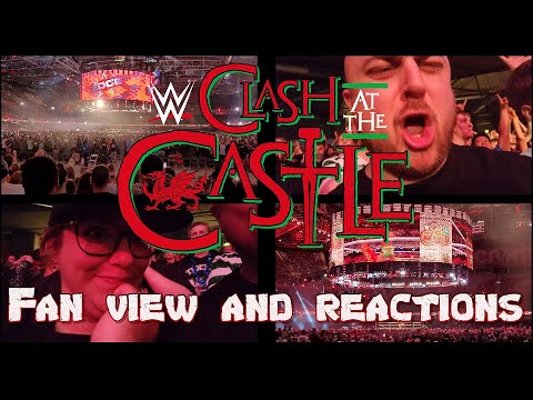 WWE Clash At The Castle - Cardiff Fan View And Reactions! - YouTube