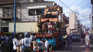 平成２４年、鴨川合同祭　諏訪講の山車