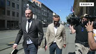 Bivši ministar Josip Aladrović u pratnji odvjetnika u USKOK