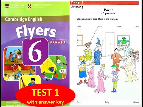 Flyers 6 Full Test 1 With Answer Key Youtube