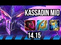 KASSADIN vs DIANA (MID) | 14/1/6, Legendary, 500+ games | BR Master | 14.15