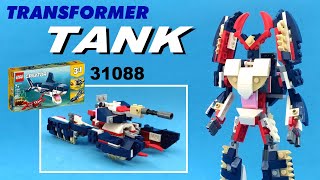 Let's build Megatron (Transformer Armada )/ tank using lego creator 31088