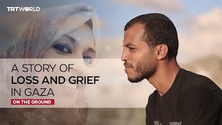 Palestinian man mournfully recounts beloved mother’s death