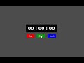 ⏱️ Stopwatch App Project | Simple & Cool Stopwatch using HTML CSS JS