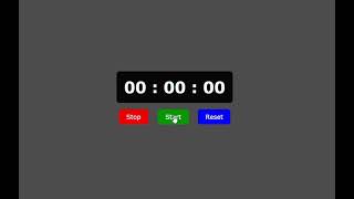 ⏱️ Stopwatch App Project | Simple & Cool Stopwatch using HTML CSS JS