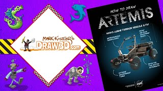 Episode 9: How to Draw Artemis! -- Lunar Terrain Vehicle (LTV)