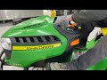 how to start and operate john deere s240