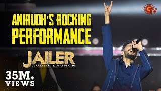 Anirudh's Rocking Performance of Hukum | Jailer Audio Launch