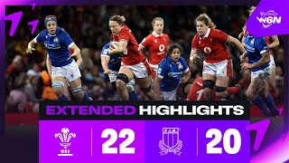 WHAT A GAME 😮 | WALES V ITALY | EXTENDED RUGBY HIGHLIGHTS
