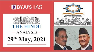 'The Hindu' Analysis for 29th May, 2021. (Current Affairs for UPSC/IAS)