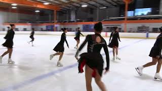 Pacific Edge Juvenile Synchronized Skating Team at Sweetheart Classic 02/11/23