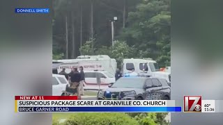 Crews clear suspicious package at Granville Co. church