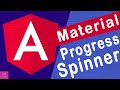 🔥Angular Material Progress Spinner | angular 8 loading spinner [Tutorial - 14]