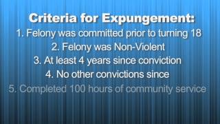 Expungement of Felony charges