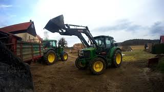 Mist streuen | Vollgas mit John Deere, MF und Fendt | [1080p]