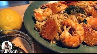 【海味十足！烏搞蝦搞🦐鮮蝦烏魚子義大利麵】Prawn and Mullet Roe Pasta｜ Larance勞倫吃