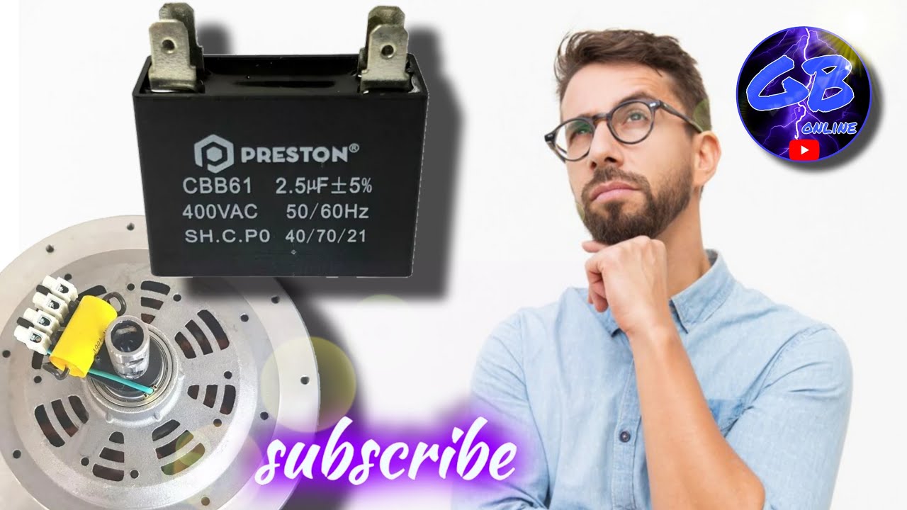 Que CAPACITOR Lleva Un VENTILADOR DE TECHO - GB Online - YouTube