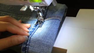👖 Nondestructive Jeans Hem Keep Original Hem Sewing Start to Finish