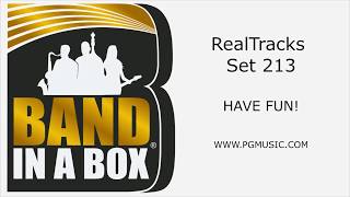 Band-in-a-Box® 2015 - RealTracks Set 213: Pop and Country, Piano and Strings.