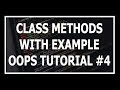 [Hindi] Class Methods In Python | Object Oriented Programming Using Python Tutorial #4