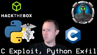 C Exploit Exploit, Python Exfil - Scanned [HackTheBox]