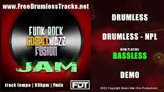 Funk Rock Gospel Jazz Fusion Jam | DEMO | DRUMLESS | BASSLESS | www.FreeDrumlessTracks.net