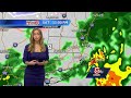 Video- Tracking warmer air with rain on the way