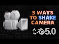 Camera Shake with Geometry Attribute Constraint and Geometry Nodes in Blender 5.0