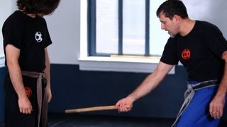 How to Defend against a Low Side Stick | Krav Maga Defense