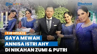 Pakai Kalung Berlian Mewah, Intip Gaya Annisa Pohan di Pernikahan Zumi Zola dan Putri Zulhas