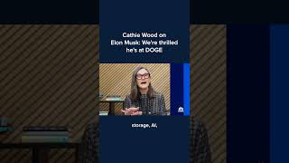 Cathie Wood on Elon Musk: We're thrilled he's at DOGE