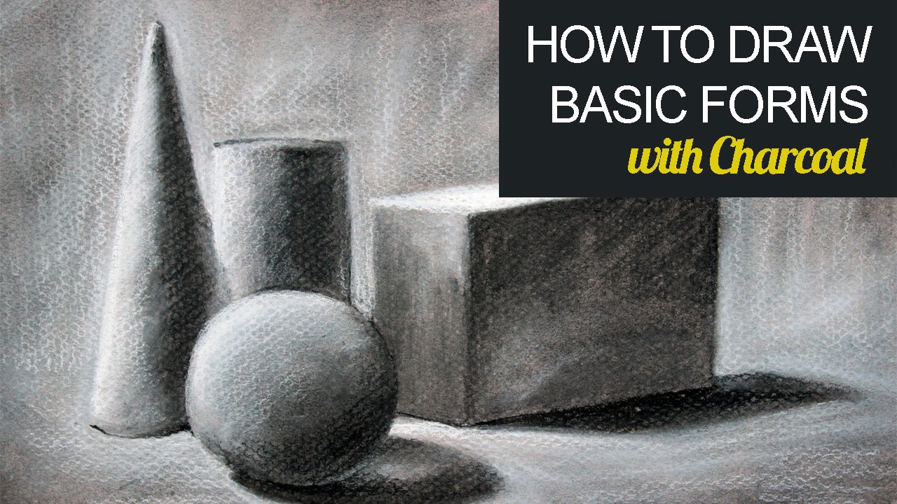 Beginner Simple Easy Charcoal Drawings Easy Charcoal Drawings For