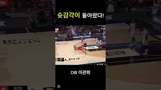 슛 감각이 살아난 이관희 선수  #kbl #shorts #basketball  #nba #농구 #sports