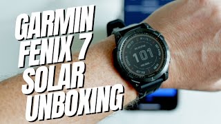 Unboxing Fenix 7 Sapphire Solar 47mm \u0026 Set Up