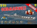 SUBMARINE U-69 7 Kills & 155k Damage | World of Warships Gameplay