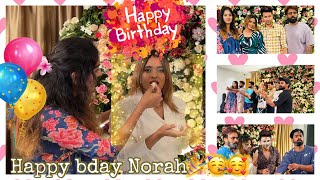 Happy birthday Noraah Muskan 🎉🥳 | Birthday celebration 🍭🎊🎈🎁🎂 | Calicut vibes🥰| party🥂