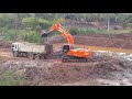 ep 2รถขุดดูซานแพ็คคู่ doosan dx200a ลุยงานขุดลอกหน้าสะพาน อ.ภักดีชุมพล จ.ชัยภูมิ โทร.065 4196588