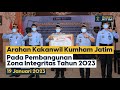 ARAHAN KAKANWIL KUMHAM JATIM PADA PENCANANGAN PEMBANGUNAN ZONA INTEGRITAS TAHUN 2023