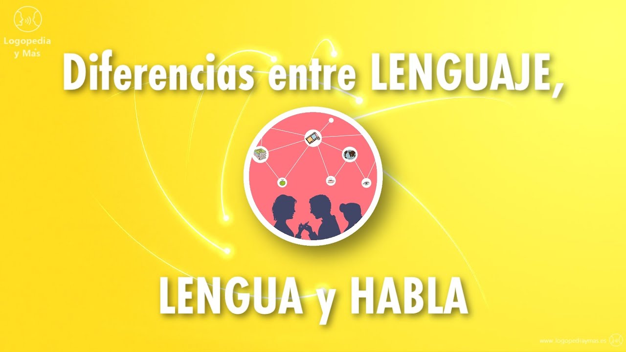 DIFERENCIAS Entre LENGUAJE, LENGUA Y HABLA - YouTube