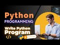 Write Your First Python Code | Python Programming lesson 03 | Run Your Python Program