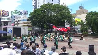 20240526 YOSAKOIさんさ ヤートセ秋田酔楽天「八咫零辰」JR盛岡駅前滝の広場会場