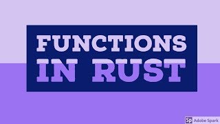 Functions in rust programming language Expressions | Statements(TUTORIAL #3)