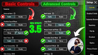 All Basic and Advance Control Settings for all devices in BGMI/PUBGM