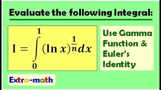 Evaluating Integral Using Gamma Function